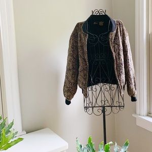 Vintage Bomber Jacket Quilted